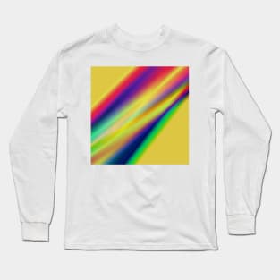 red blue green pink abstract art Long Sleeve T-Shirt